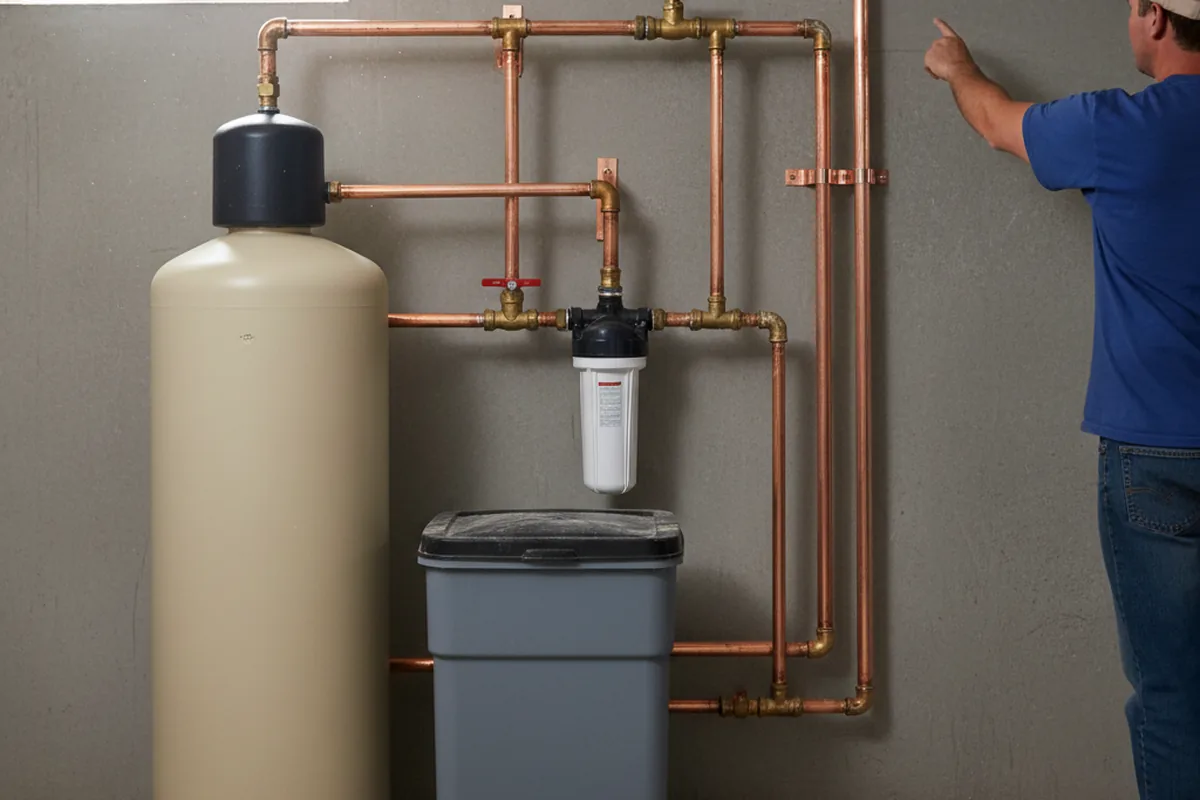 Whole-house water treatment system installed in Crumpler